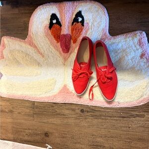 Keds Vibrant Red Lace-Up Sneakers